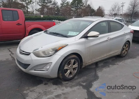 2016 Hyundai Elantra Value Edition z USA, uszkodzony, nr VIN 5NPDH4AE3GH774400